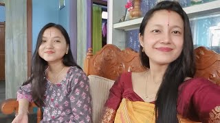 मंगलवार Special Jwng ma ma kalamkw 🤔🤭❤️Bodo Sisters ❤️ [upl. by Bridges]