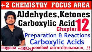 Aldehydes ketones and Carboxylic acid  Focus area class 12 chemistry chapter 12  Focus points [upl. by Panthea]