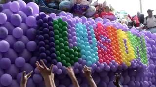 MILES DE GLOBOS REGALADOS TRADICION SAN BARTOLOME ATLATLAHUCA 2017 [upl. by Avehsile]