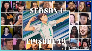 Haikyuu Season 1 Episode 19 Reaction Mashup  Conductors [upl. by Barcroft]