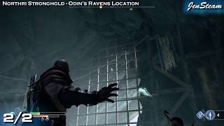 God of War All Odins Ravens in Northri Stronghold Allfather Blinded Trophy [upl. by Jaban]