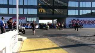 Peter Svensson Top Fuel Bike World Records ET Scandinavian Internationals Tierp Arena Sweden [upl. by Irmo675]