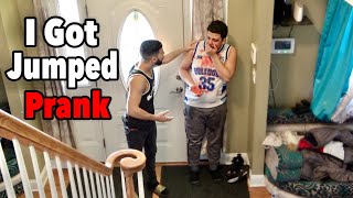 I Got Jumped Prank On Adam HE GOES CRAZY [upl. by Cohn]