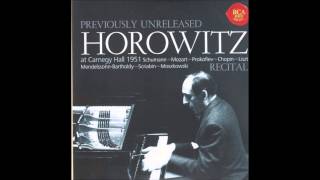 Vladimir Horowitz at Carnegie Hall  1951 [upl. by Sllew]