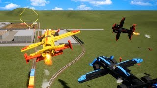 Racing Through The Canyon With Our Flying Lego Little Tikes Car in Brick Rigs [upl. by Ermina]