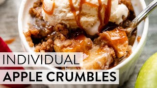 Individual Apple Crumbles  Sallys Baking Recipes [upl. by Bailey949]