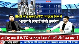 इंग्लैंड को हराकर WTC Points Table में भारत ने लगाई लंबी छलंगा जानें क्या हैं सभी टीमों का हाल । [upl. by Hamlen931]