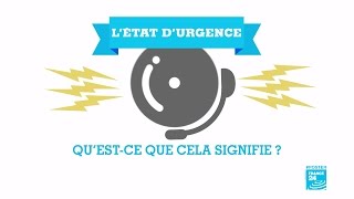 POSTER  L’État d’urgence  Qu’estce que cela signifie [upl. by Martinelli466]