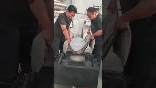 Rotating crystal stone fountain installation process [upl. by Mckenna731]