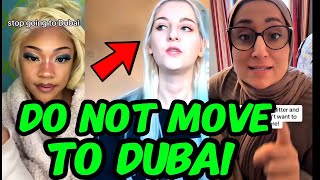 White Lady warns Black Americans and Africans to not MOVE TO DUBAI for this Reason [upl. by Riem]