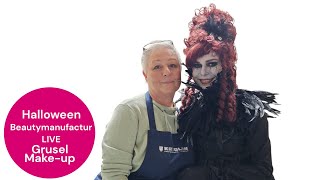 Beautymanufactur LIVE Halloween Makeup von Doro [upl. by Alvie]