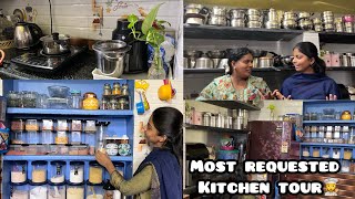 Vlog43 NonModular KITCHEN TOUR🤩Vessel collections and kitchen organization kitchentour diml [upl. by Beatrisa]