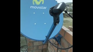 Como Ubicar y apuntar antena al Satelite Amazonas 61w e Hispasat [upl. by Kalb]