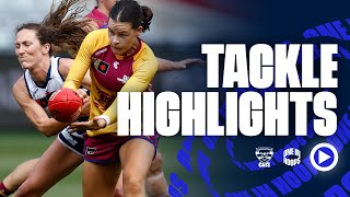 Tackle Highlights  AFLW Week 8 [upl. by Nelra]