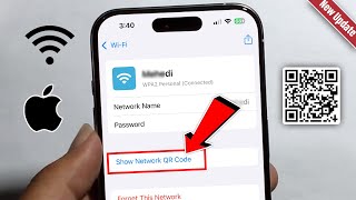 How To Show WIFI QR Code On iPhone 2024 Quick amp Easy [upl. by Jone]