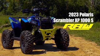 2023 Polaris Scrambler XP 1000 S Test Ride RAW [upl. by Gebelein]