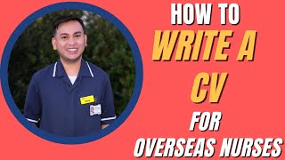 Tips from the INTERVIEWER Writing a CV to get hired in the NHS as an INTERNATIONAL trained nurse [upl. by Inami]