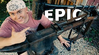 HARDY HOLE TREADLE HAMMER Is an Absolute GAME CHANGER [upl. by Nelon227]