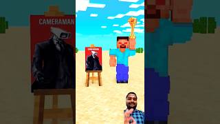 Minecraft CameraMan Drawing Challenge Must See How Win the Trophy 🏆😱👌🤔🤣🤣🔥funny [upl. by Peppard938]