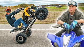 Quad Wheelie School for Dummies [upl. by Kirstyn]