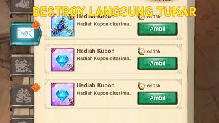 Redeem Code Cik  60 Diamond sama 100 Pendant SSR  Segera Tukar  Seven Deadly Sins [upl. by Atnima848]