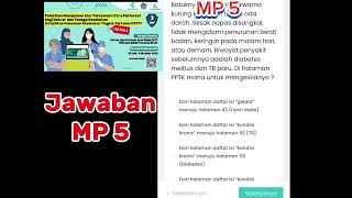 Jawaban Tes Formatif MP 5 Batch2  Pelatihan Manajemen Alur Pelayanan di FKTP [upl. by Kirtley]