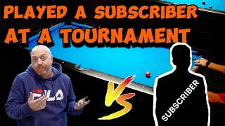 Can This SUBSCRIBER Beat Me 9 Ball Tournament Match [upl. by Aiker]