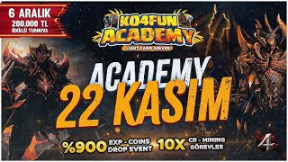 9ACADEMY SUNUCUSU AÇILIŞŞ [upl. by Akerehs]