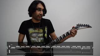 Gorgoroth  Procreating Satan WITH TABS  Guitar Riff Lesson [upl. by Elleinnad]