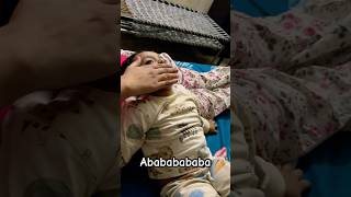 Ababababa by cute baby trendingshorts cutenessoverlod funny babyswag cutebaby babylaughting [upl. by Nimaynib]