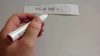 Percentages without a calculator  Corbettmaths [upl. by Nautna]