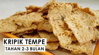 CARA MEMBUAT KRIPIK TEMPE RENYAH  TEMPE GORENG KRIUK [upl. by Ellatsirhc]