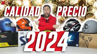 TOP mejores CASCOS moto 🚨 RELACIÓN CALIDAD PRECIO 2024 🔝 [upl. by Atir]