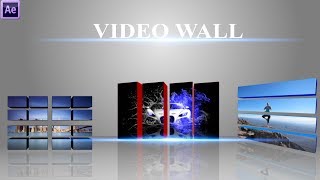 Video Wall After Effects Tutorial [upl. by Nnylcaj]