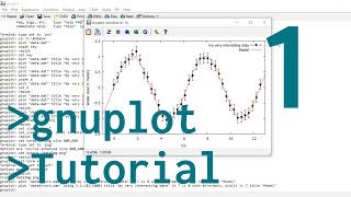 gnuplot Tutorial 1 basic Plotting tips amp tricks errorbars png output [upl. by Bourn]