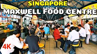 Singapores Food Heaven Tour  Maxwell Food Centre amp Little Korean Town [upl. by Ayatnwahs]