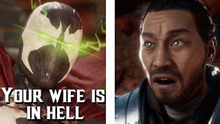 Mortal Kombat 11  Spawns Most SAVAGE Intro Dialogues [upl. by Eaner110]