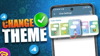 How to Change Theme in Telegram on Android  Make Your Android Telegram Look Awesome [upl. by Airdnax813]