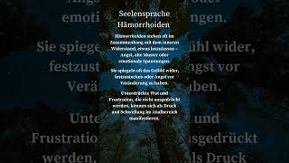 Seelensprache Hämorrhoiden [upl. by Elisabetta]