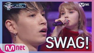 ENG sub I can see your voice 6 3회 SWAG 듀엣 한인 노래 자랑 1등 x AOMG 주지마 190201 EP3 [upl. by Akinwahs]