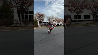 Playing with the slo mo feature doing endo stoppie [upl. by Dev]