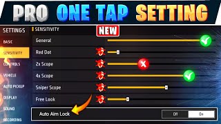 Headshot sensitivity 🔥  Free fire headshot setting in tamil  One tap sensitivity ✅ [upl. by Aizahs]