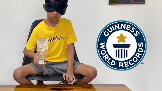 Bottle flip champion breaks a world record  Guinness World Records [upl. by Fisk]