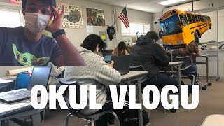 AMERİKADAKİ OKULUMDA BİR GÜN  OKUL VLOGU 1 [upl. by Ellehcrad]