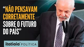 LULA AFIRMA QUE BRASIL SOFREU POR GOVERNANTES QUE TINHAM POUCA MASSA ENCEFÃLICA NO PODER [upl. by Eluk658]