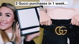 GUCCI BELT UNBOXING  Review amp Sizing Tips [upl. by Canotas]