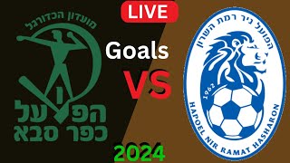 Hapoel Kfar Saba Vs Ironi Nir Ramat HaSharon football live match today Goals result  2024 [upl. by Chapel539]