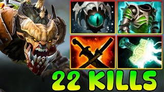 22 Kills Lifestealer  LifeStealer Dota 2 Hard Carry Guide Pro Gameplay Safelane Jungle Build 736 [upl. by Ynahteb]