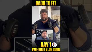 TRANSFORMATION VLOG OUT SOON  BACK TO GYM  DAY  1 FAT TO FIT JOURNEY  REACTION BY RG fattofit [upl. by Cantu986]