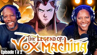 The Legend of Vox Machina Season 3 Episode 1 and 2 Reaction [upl. by Ordnassela]